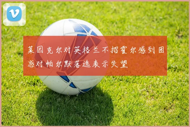 莱因克尔对英格兰不招霍尔感到困惑对帕尔默落选表示失望